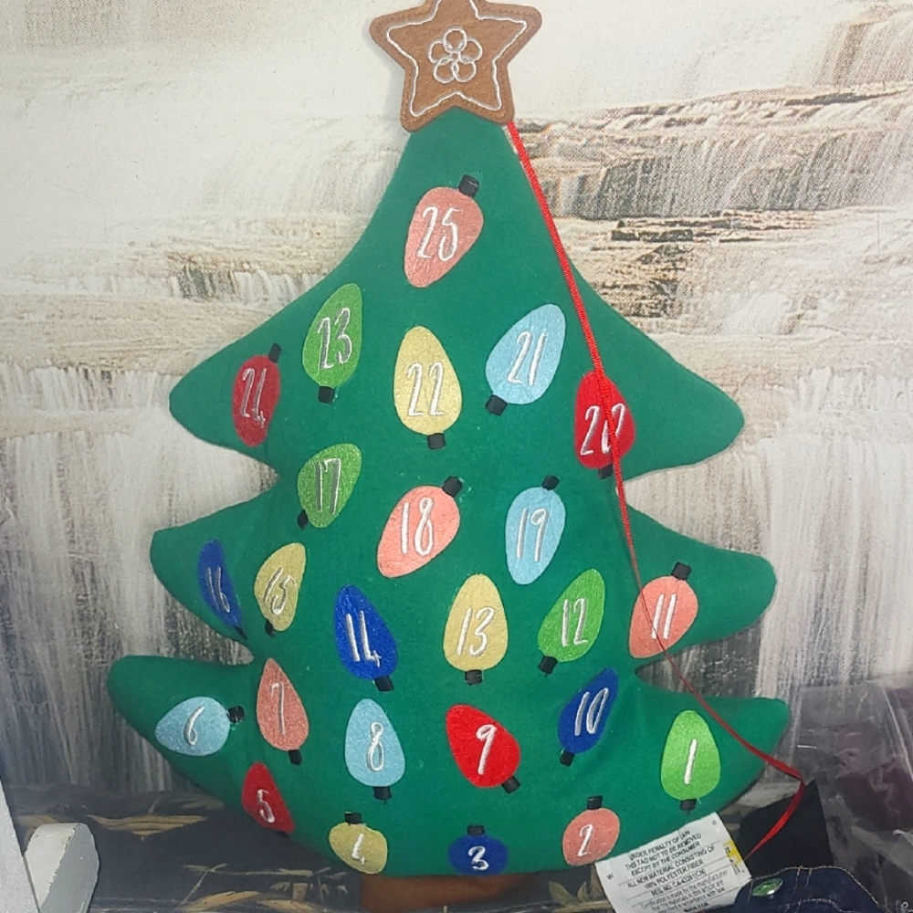 New with tags! Wondershop Advent Christmas Holiday Festive Decorative Pillow